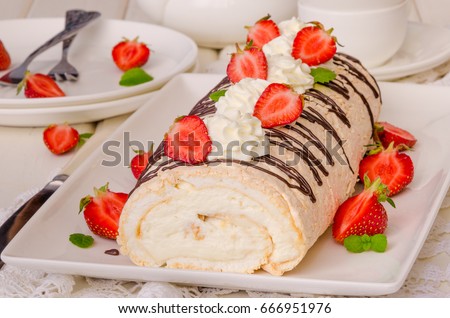 Roll Cake Stock Images, RoyaltyFree Images  Vectors  Shutterstock