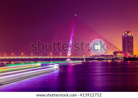 Cityscape of Da Nang city in Vietnam