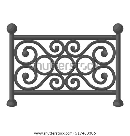 Fence Icon Cartoon Style Isolated On Stock Vector 499212571 - Shutterstock