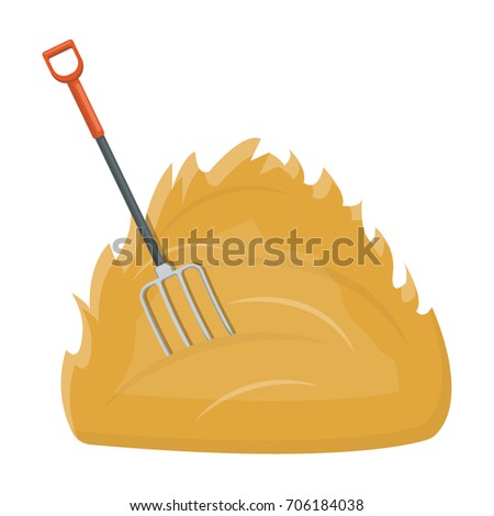 Hay Single Icon Cartoon Style Vector Stock Vector 706184038 - Shutterstock