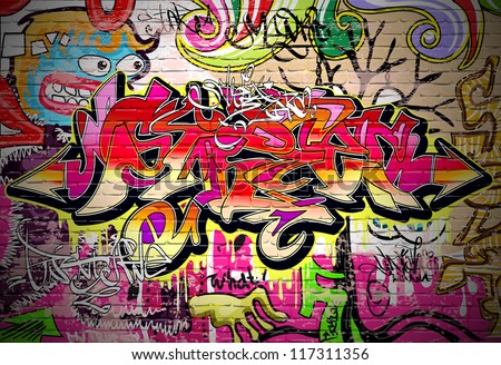 Logan Graffiti Font Style Name Hiphop Stock Vector 139576712 - Shutterstock