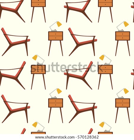 Furniture Design Elements vector seamless pattern hand drawn furniture stock vector Furniture Design Elements vector seamless pattern hand drawn furniture stock vector