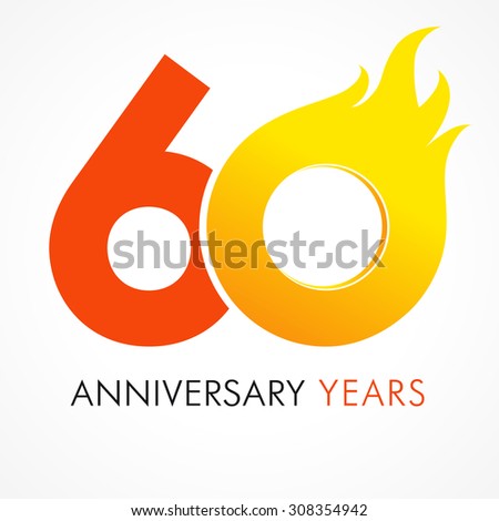 60 Years Old Celebrating Classic Logo Stock Vector 286294232 - Shutterstock
