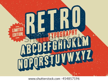 Vector Stylized Colorful Font Alphabet Stock Vector 450694981 ...