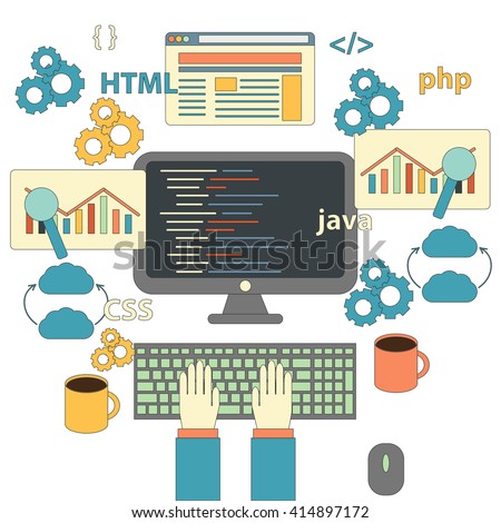 Vector Creative Flat Ui Icon On Stock Vector 171064604 - Shutterstock