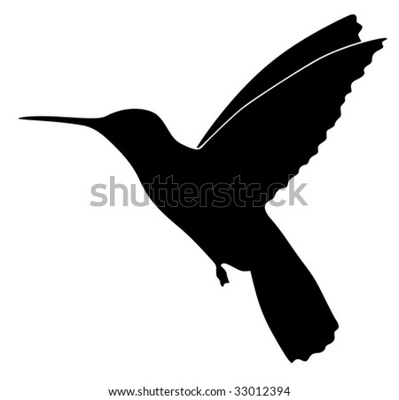 Hummingbird silhouette Stock Photos, Images, & Pictures | Shutterstock