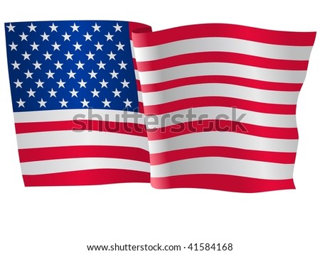 Flag United States Stock Vector 41584168 - Shutterstock