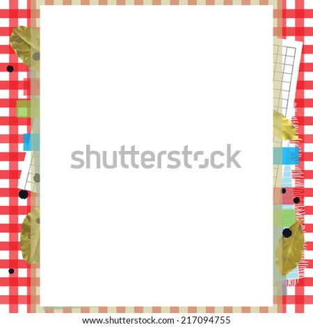 template for cookbook