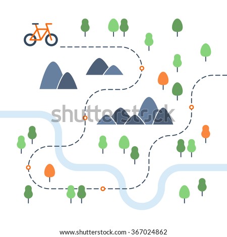 Trail Map Stock Images, Royalty-Free Images & Vectors | Shutterstock