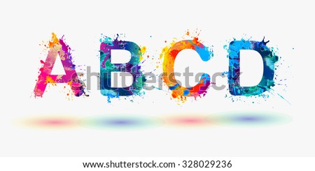 Worksheet A B C D In Vertical Letter abc letters stock images royalty free vectors shutterstock a b c d part 1