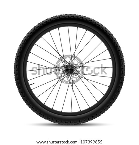 Bicycle Wheel Vector Stock Vector 107399855 - Shutterstock