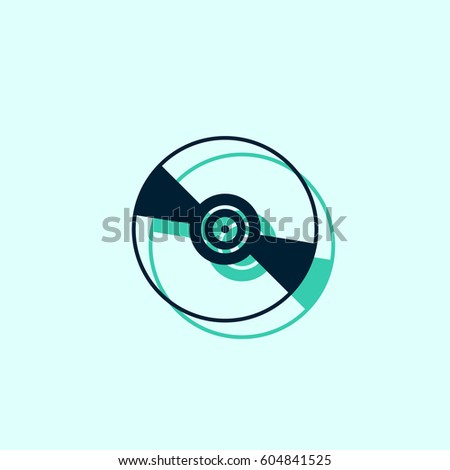 Compact Disc Icon Image Vectorielle 604841525 - Shutterstock