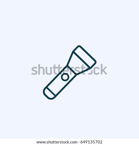 Flashlight Icon Stock Vector 649135702 - Shutterstock