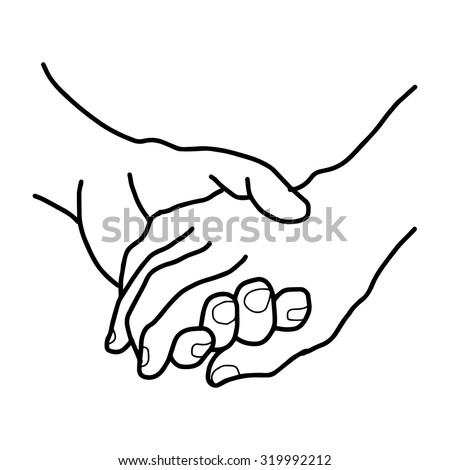 Holding Hands Vector Stock Photos, Images, & Pictures | Shutterstock