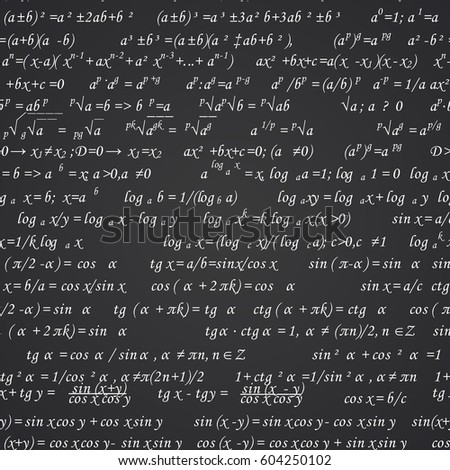 Calculus Law Theory Mathematical Formula Equation Stock Vector ...