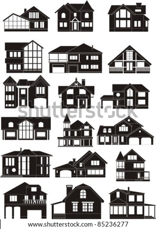 House Silhouette Stock Images, Royalty-Free Images & Vectors | Shutterstock