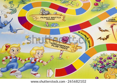RIVER FALLSWISCONSIN APRIL 12015 A Candy Land Game Board Showing RIVER FALLSWISCONSIN APRIL 12015 A Candy Land Game Board Showing