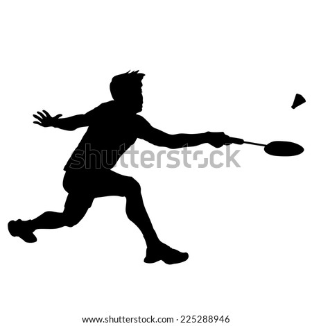 Badminton Silhouette Stock Vectors & Vector Clip Art | Shutterstock