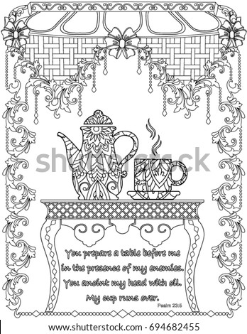 Bible Verses Coloring Book Page