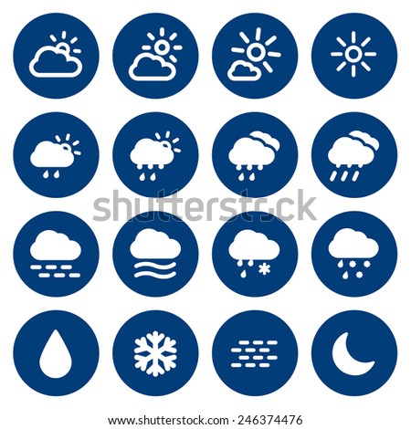 Pure Series Hand Drawn Weather Icons Stock Vector 77981269 - Shutterstock