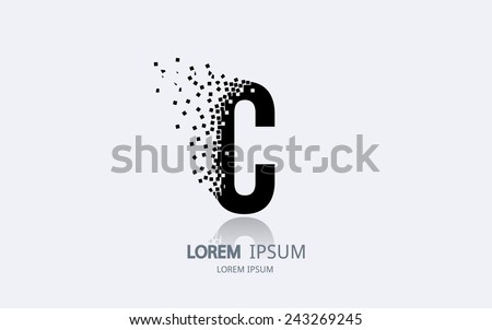 Letter C Logo Alphabet Logotype Vector Stock Vector 243269245 ...