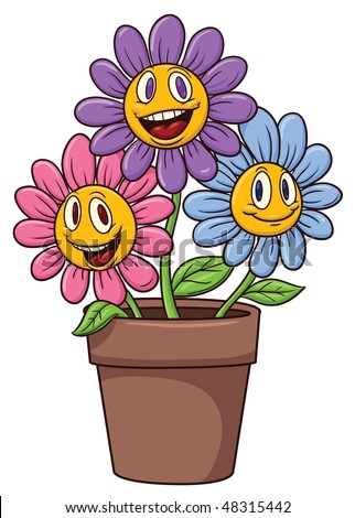 Cartoon flowers Stock Photos, Images, & Pictures | Shutterstock