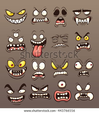 Monster Face Stock Images, Royalty-Free Images & Vectors | Shutterstock