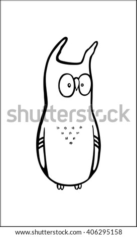 funny owl teenager drawn by liners stock vector 406295158 shutterstock funny owl teenager drawn by liners