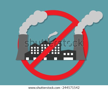 Anti Pollution Concept Stock Vector 244571542 - Shutterstock