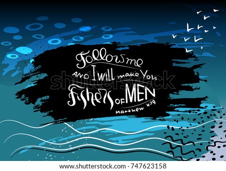 Download Follow Me Will Make You Fishers Stock Vector 747623158 ...