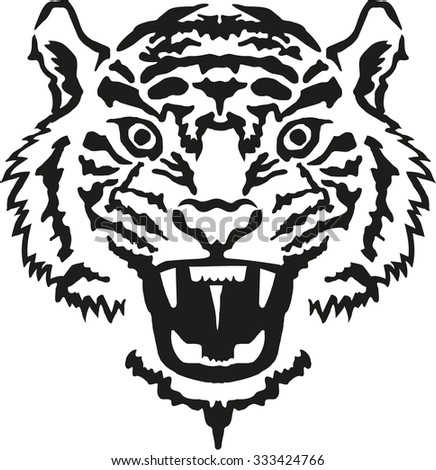 Tiger head Stock Photos, Images, & Pictures | Shutterstock