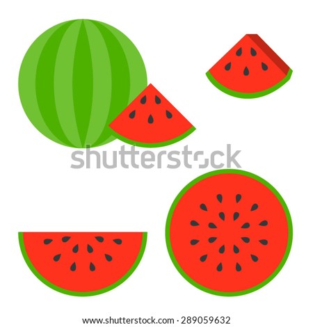 Vector illustration of watermelon