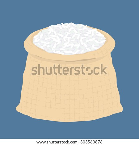 Bag of rice, vector