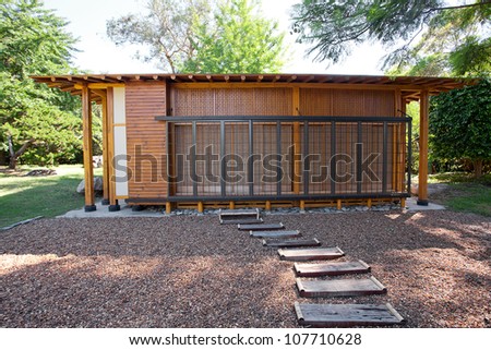 Small Wooden House Japanese Style Stock Photo (Edit Now) 107710628