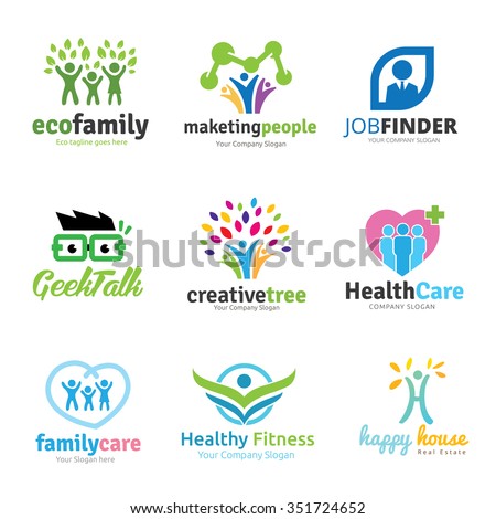 Health Care Logo Stock Images Royalty Free Images Vectors Shutterstock Tree Logo Setpeople Logo Setfamily