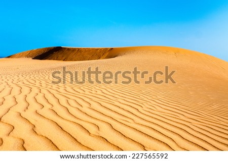 sand dunes in mui ne - phan thiet province - Vietnam