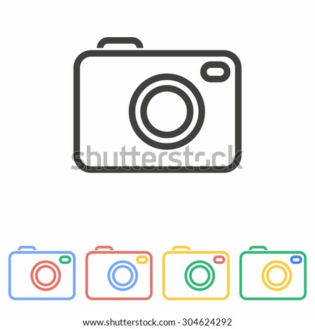 Camera Icon Stock Vector 392936965 - Shutterstock