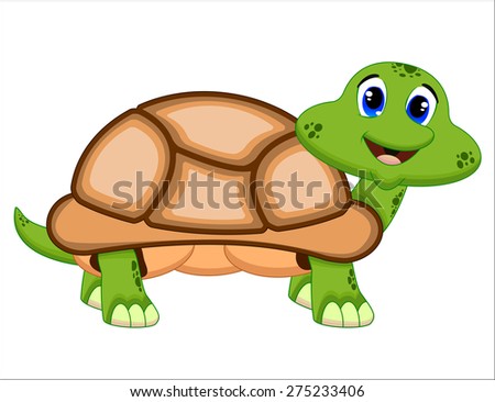 Cartoon Funny Turtle Shell House Stock Vector 347148962 - Shutterstock