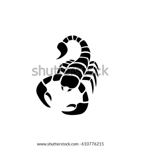 Scorpion Icon Simple Tattoo Stylevector Design เวกเตอรสตอก Shutterstock