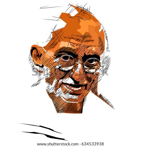 Download Pop Art Mahatma Gandhi Gandhi Leader Stock Vector ...