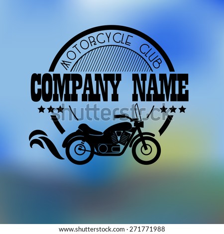 Vector Motorcycle Club Logo Template Stock Vector 271771988 Shutterstock Motorcycle Club Logo Template Free