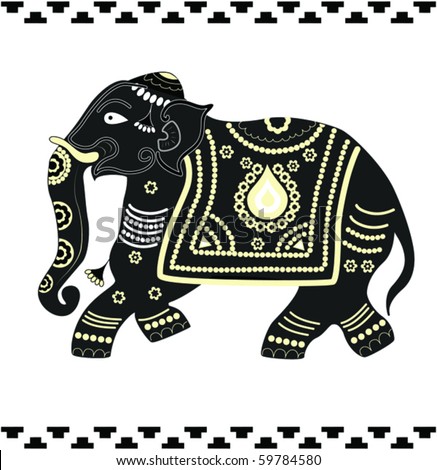 Decorated Indian Elephant Stock Photos, Images, & Pictures | Shutterstock