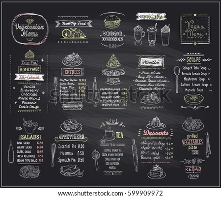 chalk board menu
