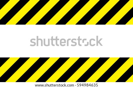 black and yellow stripes border