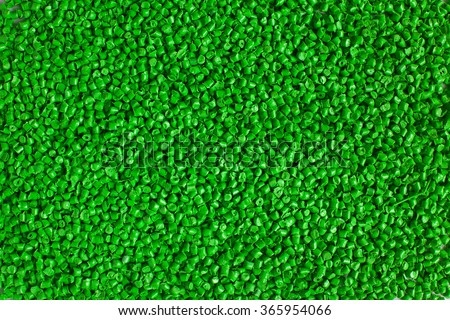 Dyed synthetic polymer resins in laboratory.