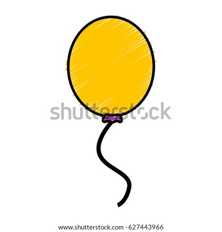 Balloon Drawing Stock Vector 48039805 - Shutterstock