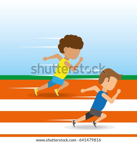 Time Management Cartoon Businessman Running Stock Vector 178741127 ...