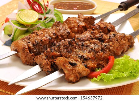 Behrai Kabab-1 - stock photo