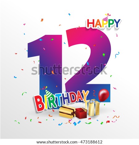 12 Birthday Stock Images, Royalty-Free Images & Vectors | Shutterstock