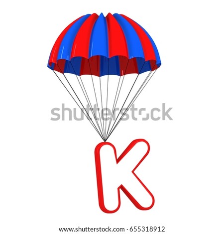 https://thumb9.shutterstock.com/display_pic_with_logo/2813065/655318912/stock-photo--d-rendering-alphabet-font-letter-k-with-colorfully-parachute-655318912.jpg